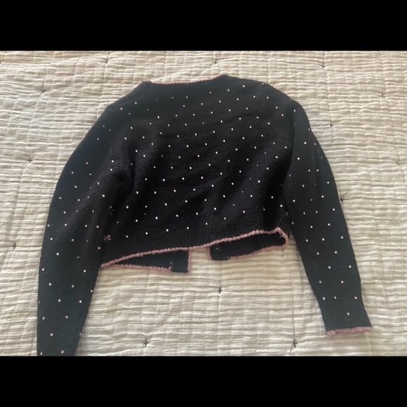 Alessandra rich Jacquard alpaca wool-blend cardigan - Picture 4 of 4